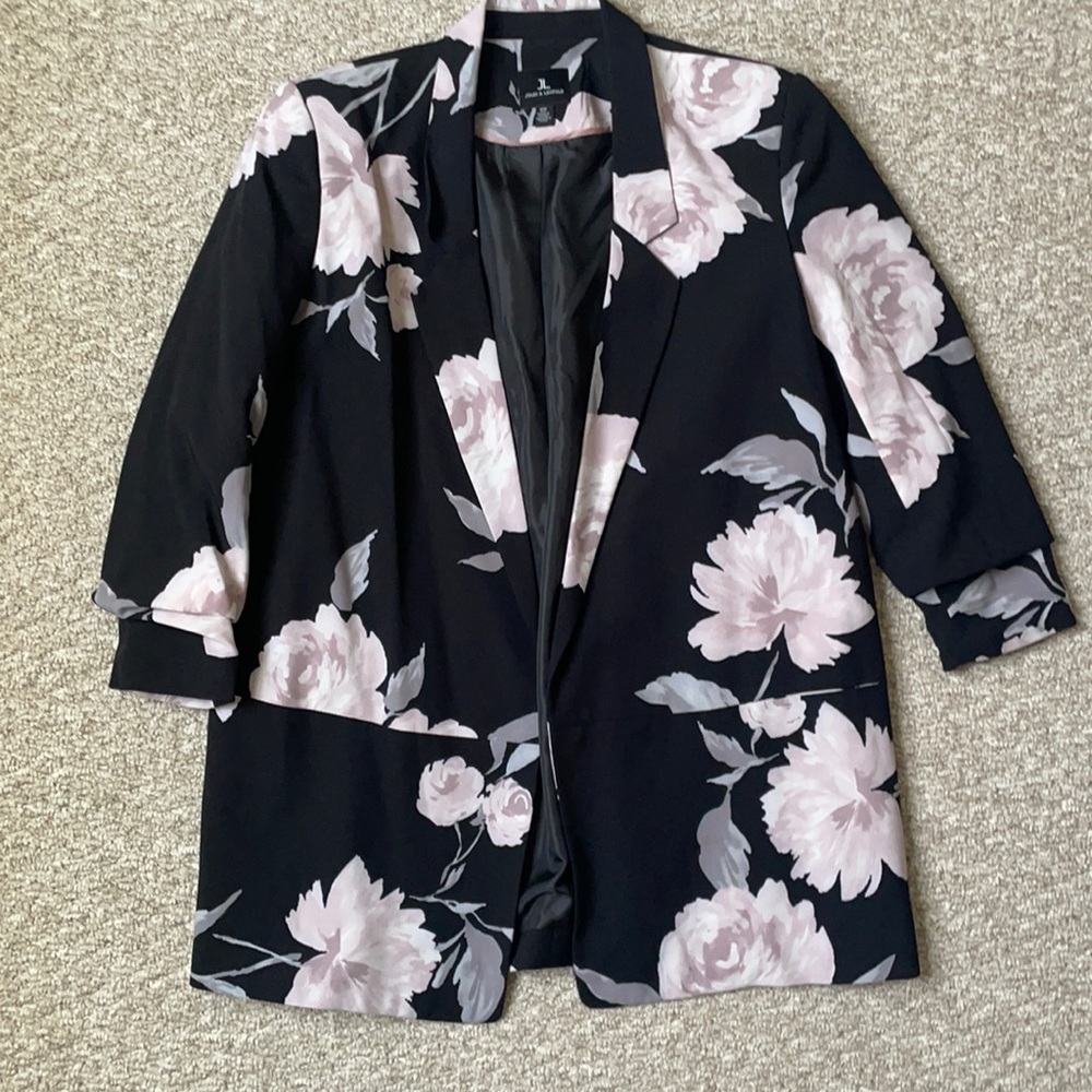 Floral blazer